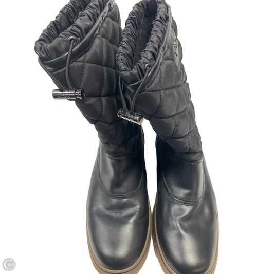 Boots Designer By Coach In Black, Size: 9.5
