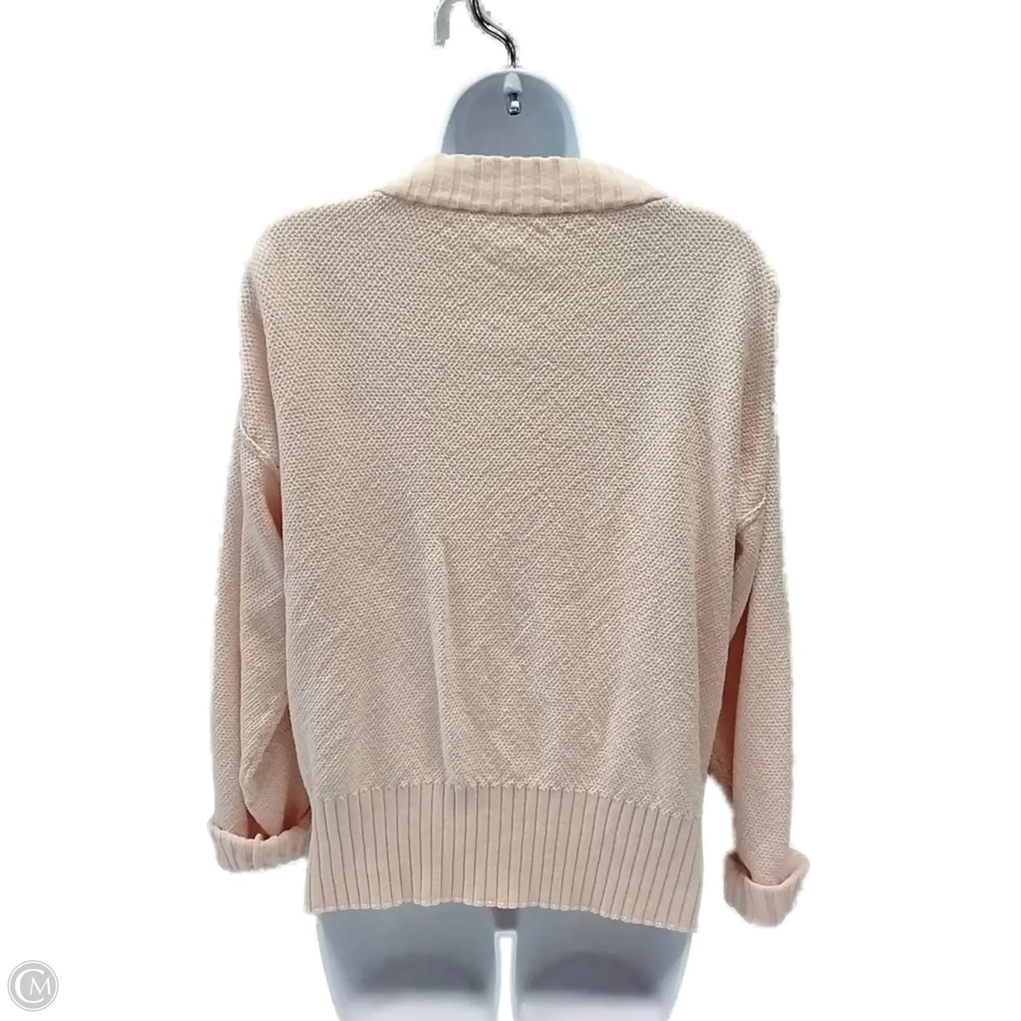 Cardigan By Clothes Mentor In Pink, Size: L