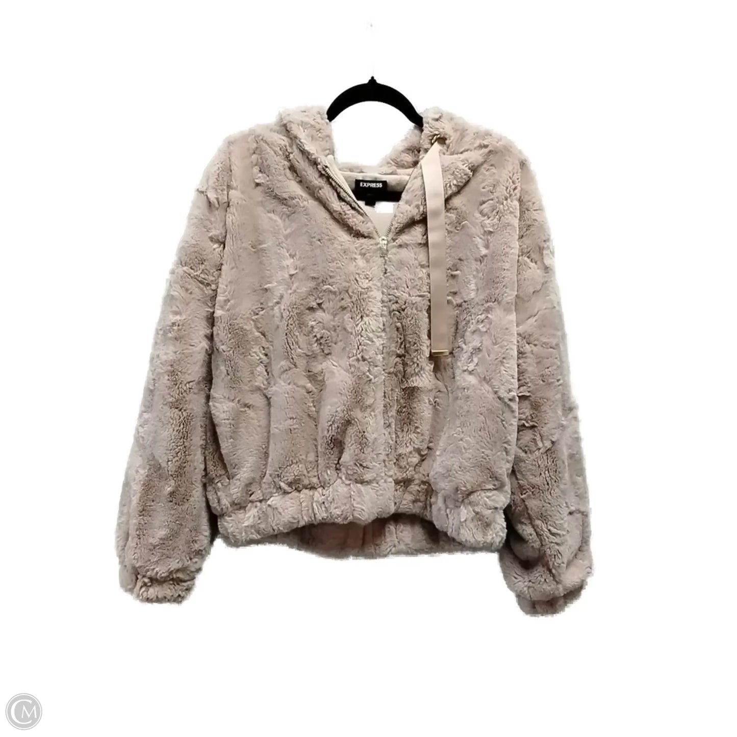 Coat Faux Fur & Sherpa By Express In Pink, Size: S