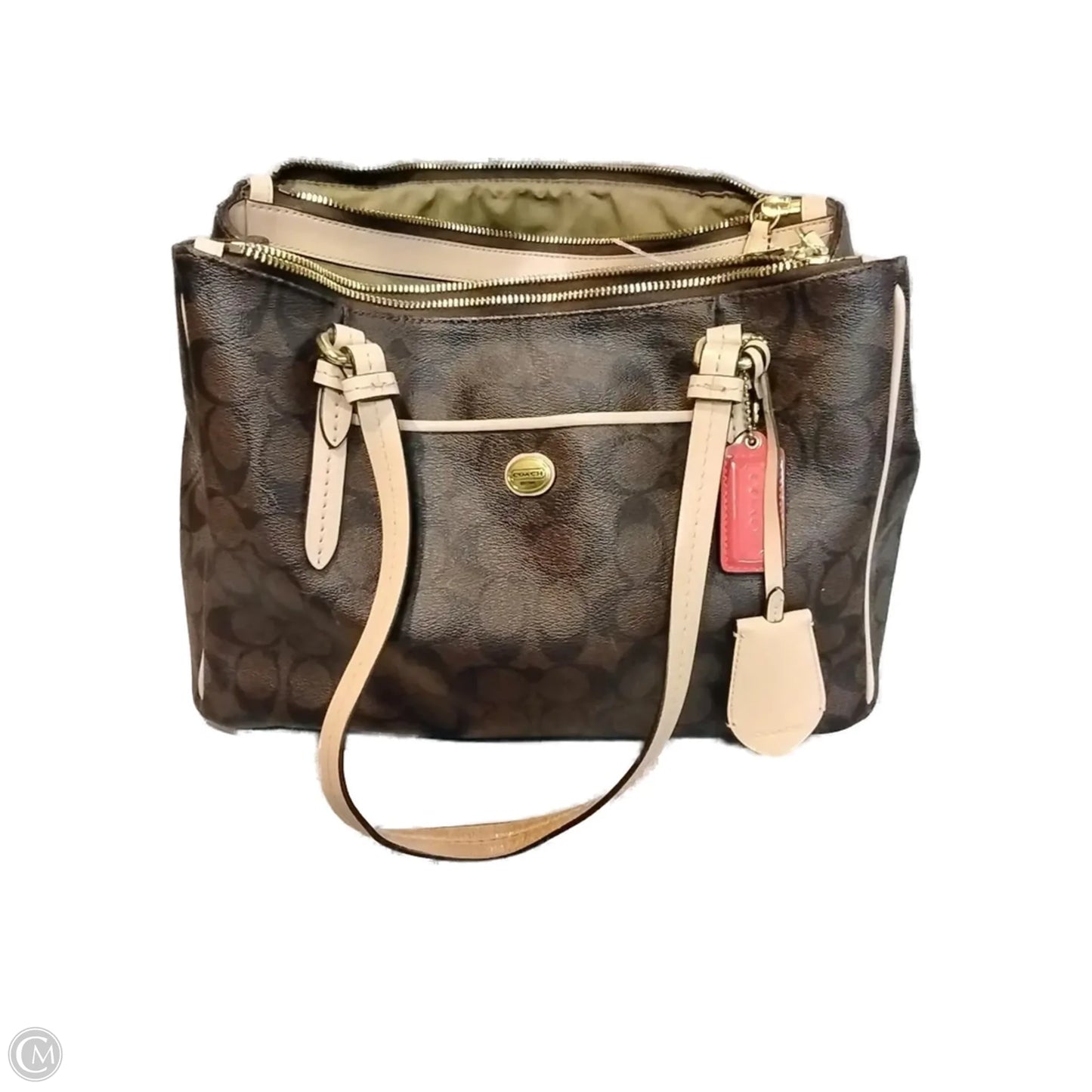 Handbag Designer By Coach, Size: Medium