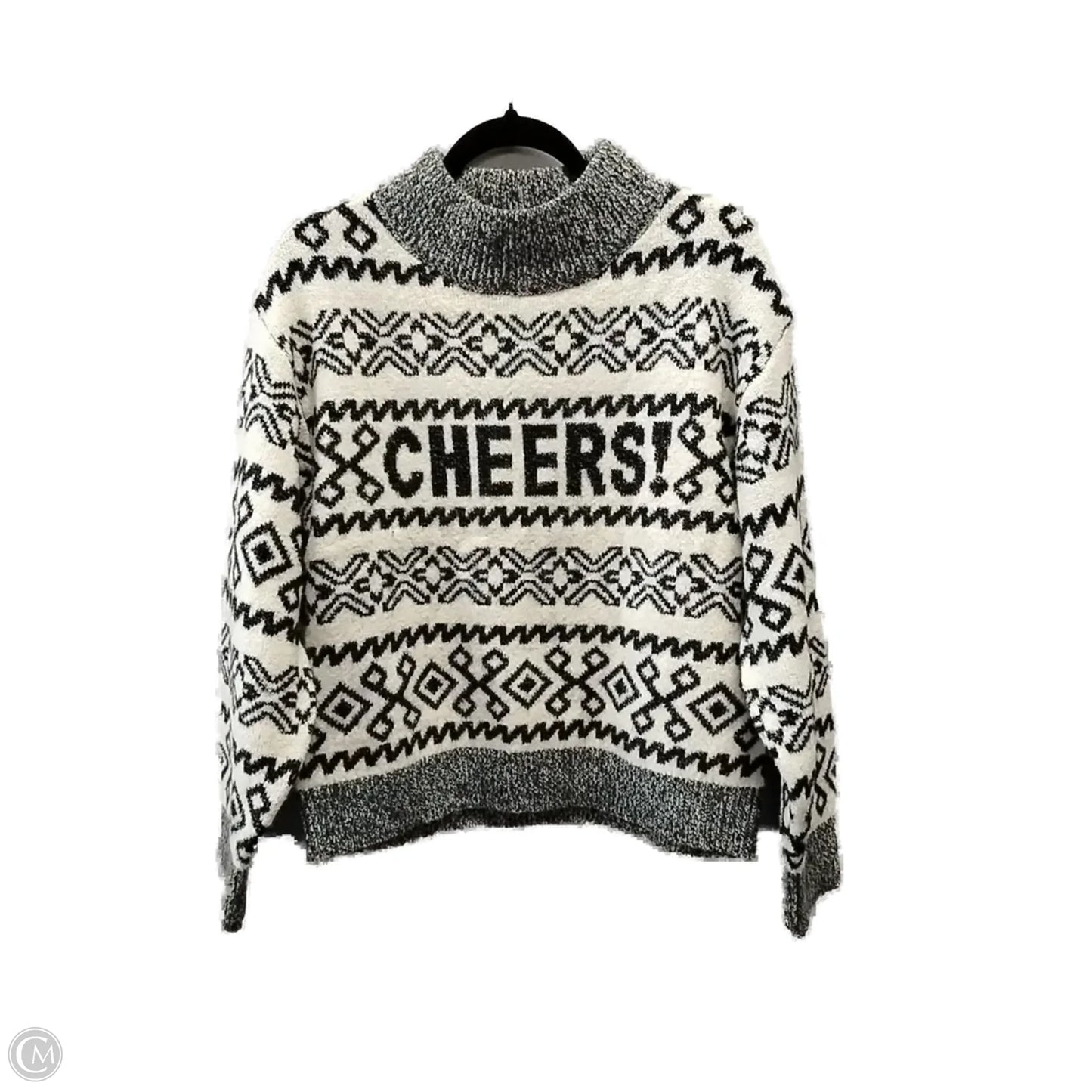 Sweater By A New Day In Black & White, Size: M
