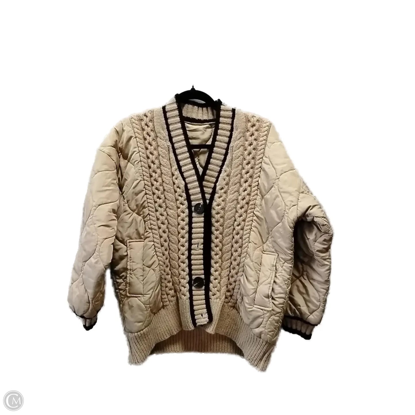 Jacket Other By Clothes Mentor In Tan, Size: M