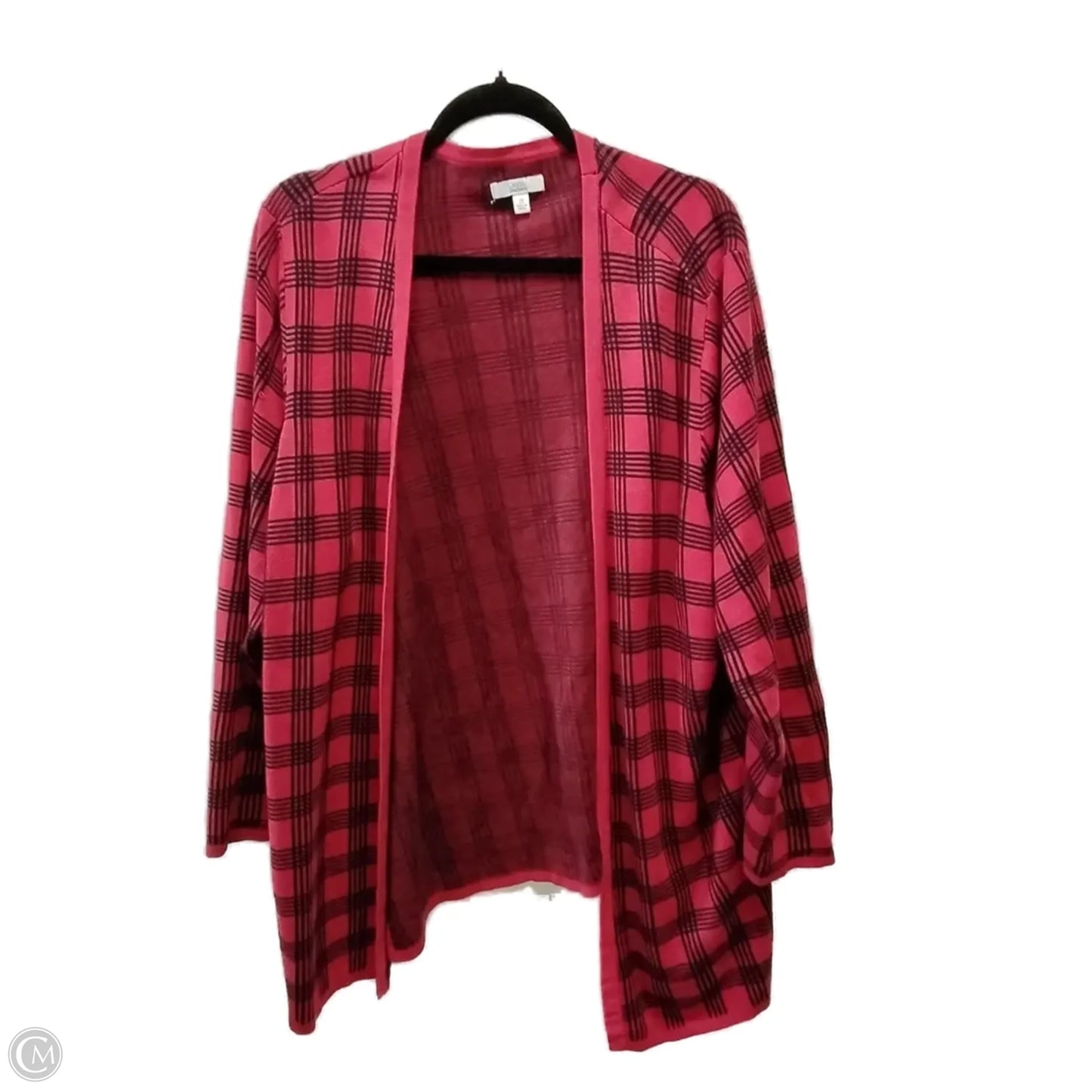 Cardigan By Croft And Barrow In Red, Size: 2x