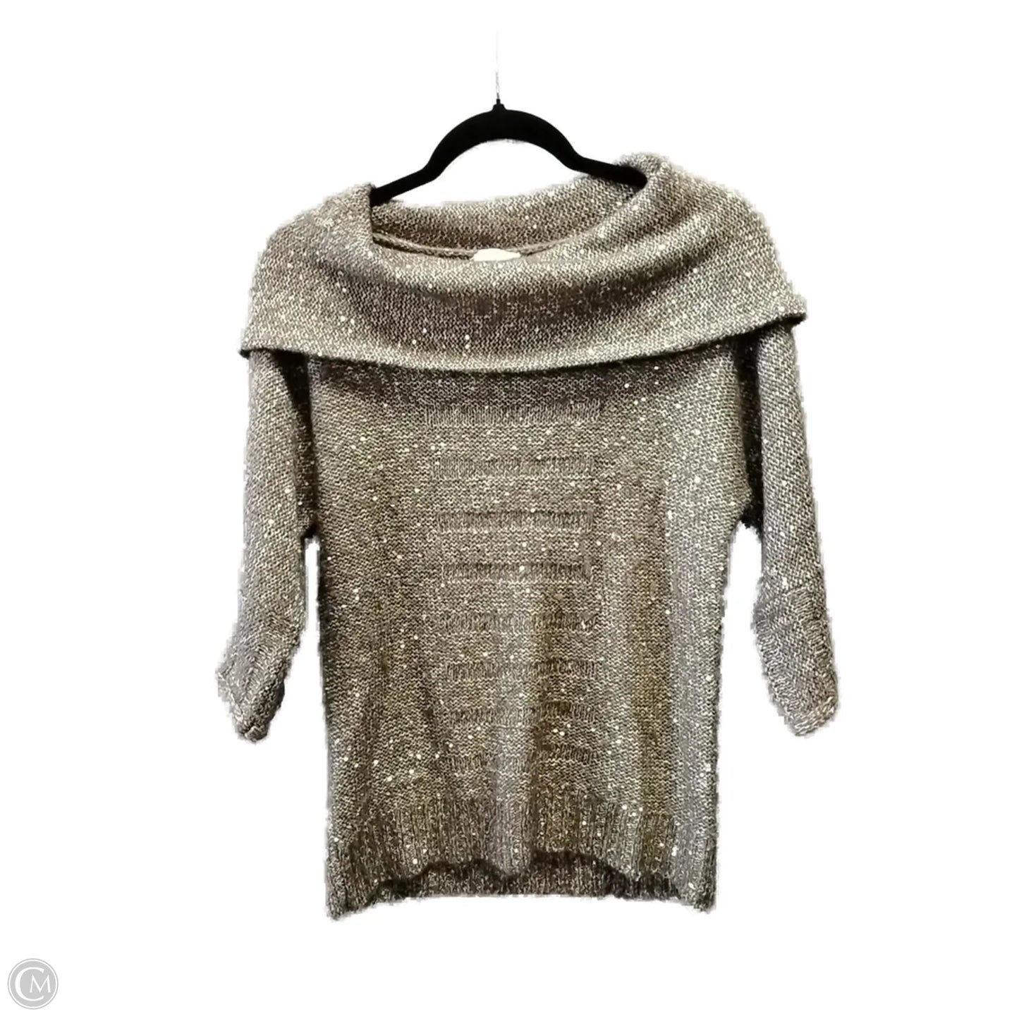 Sweater By Chicos In Gold, Size: 0