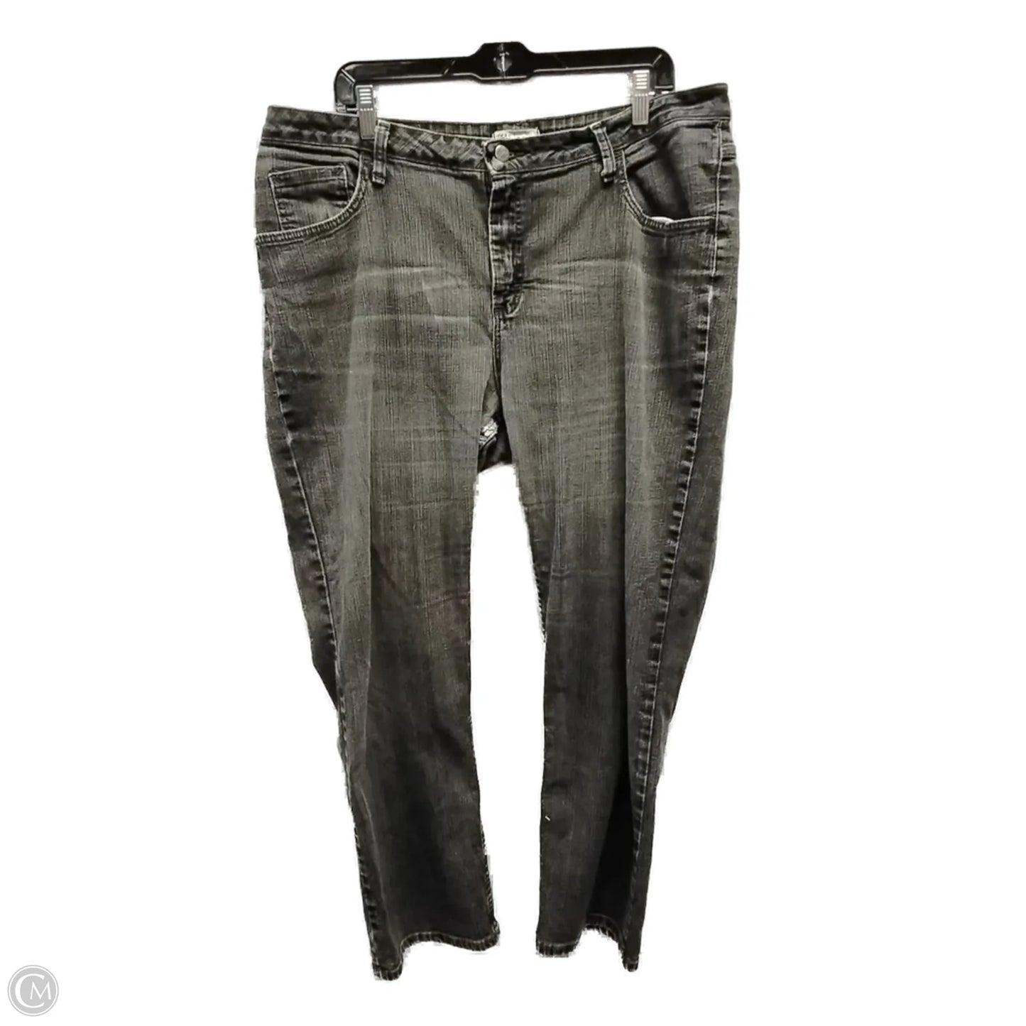 Jeans Straight By Riders In Blue Denim, Size: 18