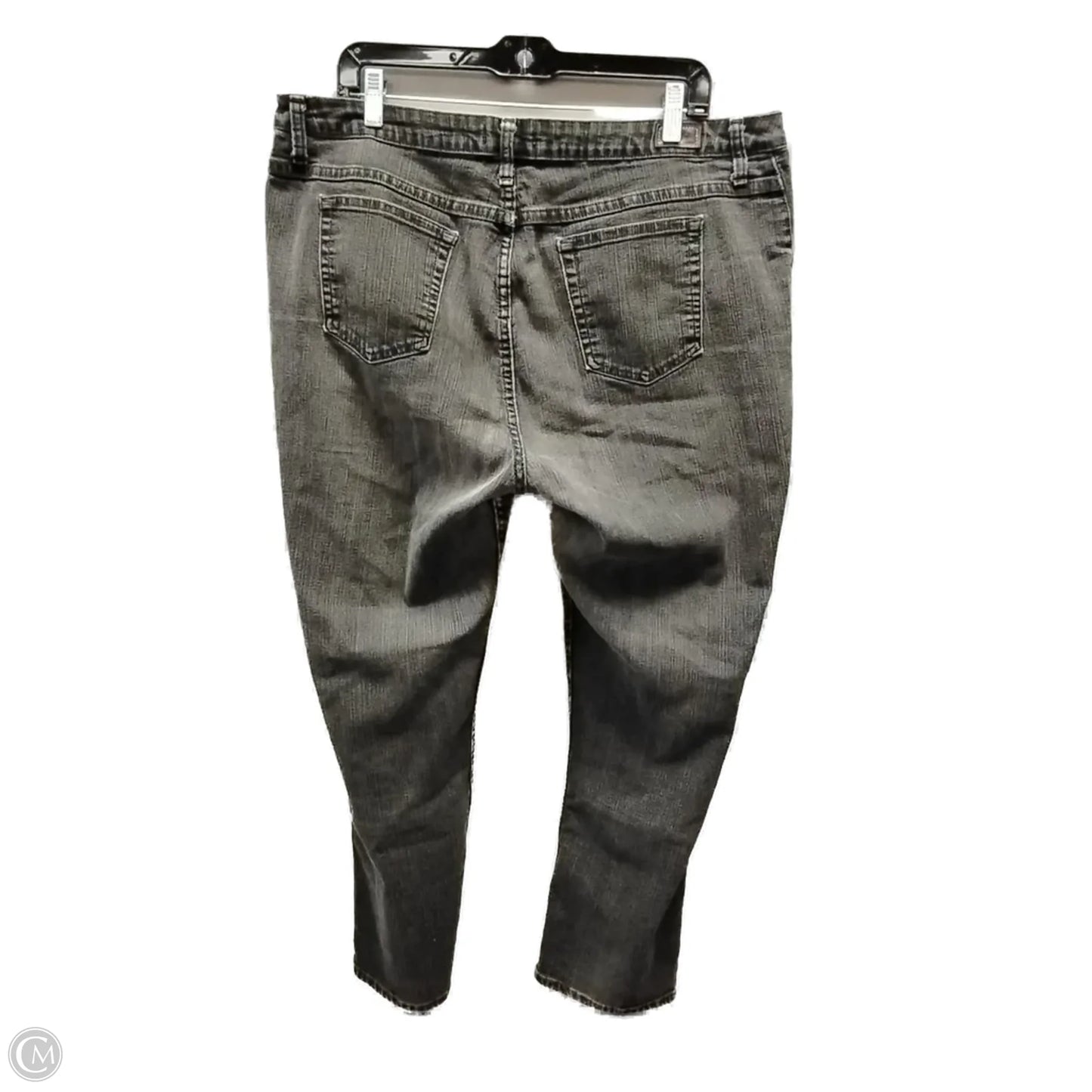 Jeans Straight By Riders In Blue Denim, Size: 18