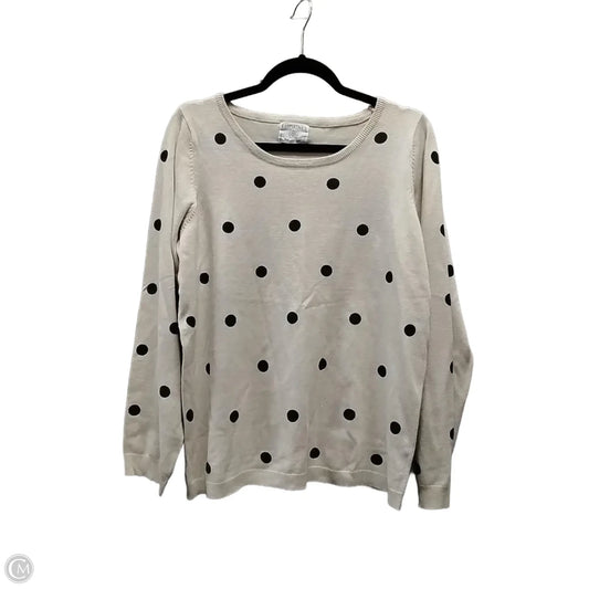 Sweater By Absolutely In Polkadot Pattern, Size: L