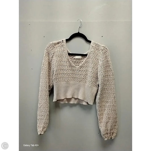 Sweater By Altard State In Tan, Size: M