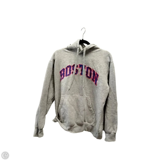 Sweatshirt Hoodie By New York And Co In Grey, Size: M