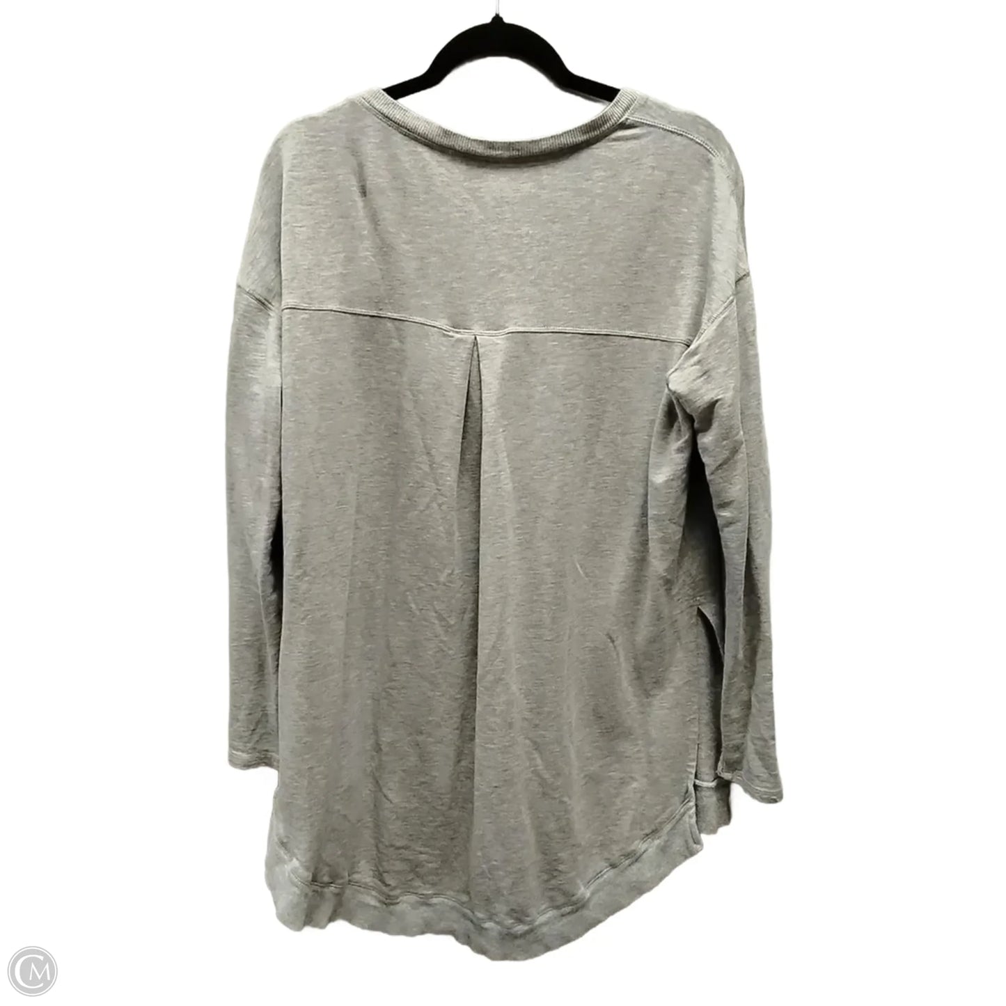 Athletic Sweatshirt Crewneck By Bobi In Grey, Size: S