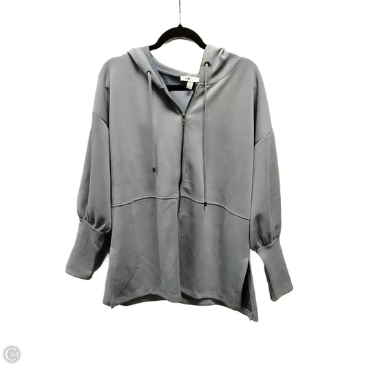 Athletic Sweatshirt Hoodie By Cable And Gauge In Purple, Size: L