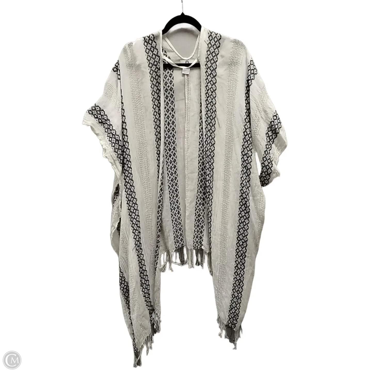 Shawl By Big Buddha In Geometric Pattern, Size: 0