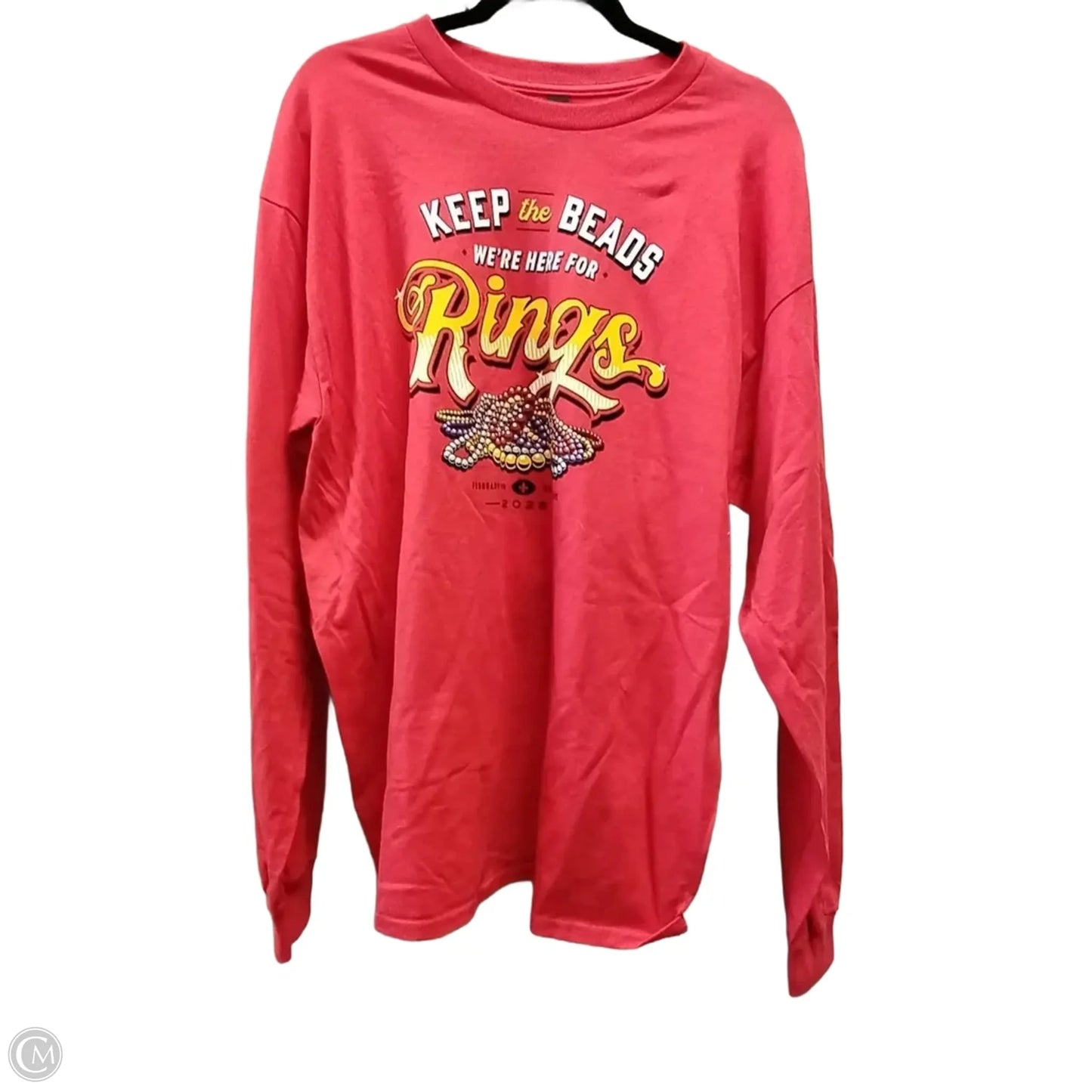 Top Long Sleeve Basic By Gildan In Red, Size: Xl