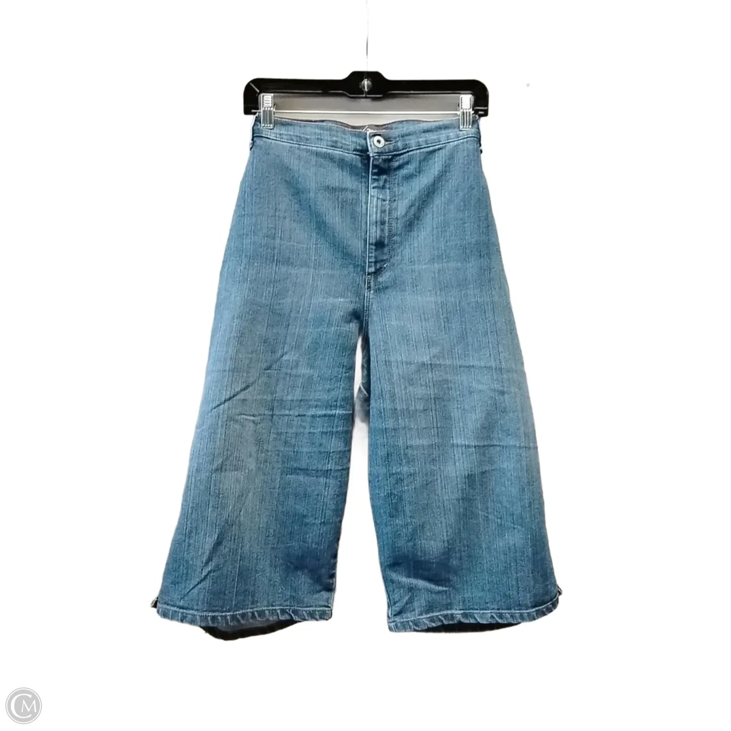 Jeans Cropped By Gloria Vanderbilt In Blue Denim, Size: 24w