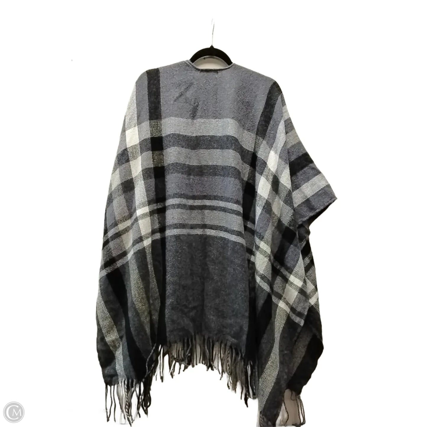 Shawl By Banana Republic In Plaid Pattern, Size: Onesize