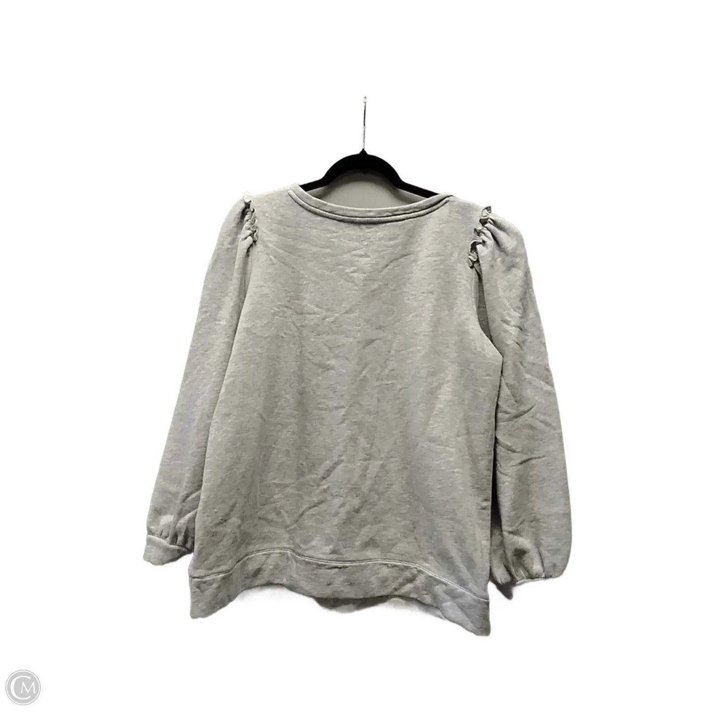 Sweatshirt Crewneck By Talbots In Grey, Size: Xs