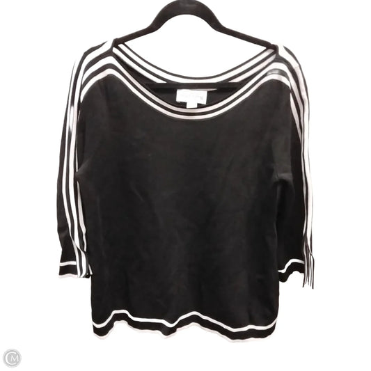 Top Long Sleeve By Joseph Ribkoff In Black, Size: L
