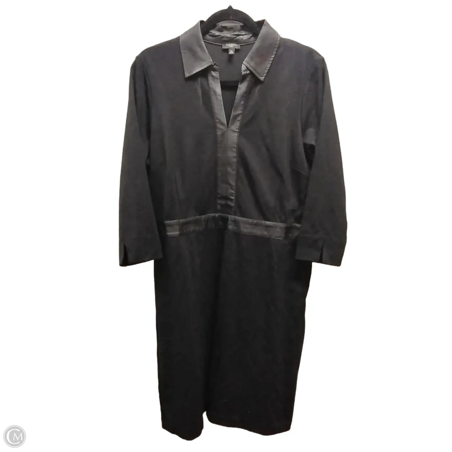 Dress Casual Midi By Talbots In Black, Size: 14p
