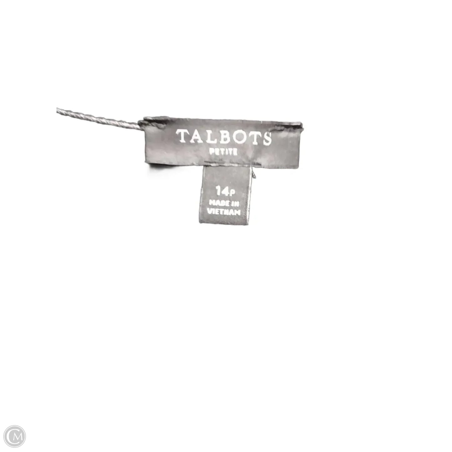 Dress Casual Midi By Talbots In Black, Size: 14p