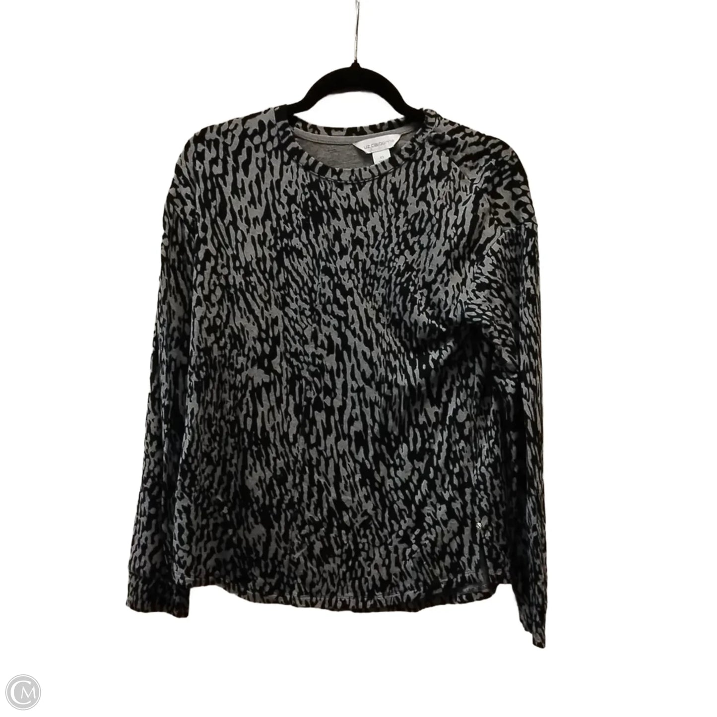 Top Long Sleeve By Liz Claiborne In Multi-colored, Size: Xs