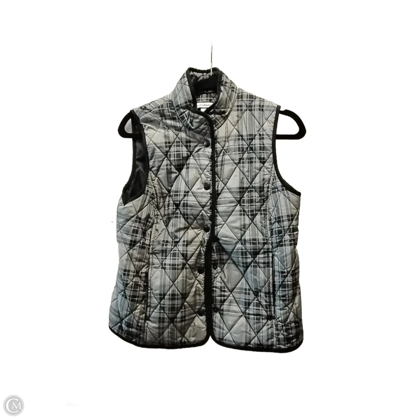 Vest Puffer & Quilted By Croft And Barrow In Grey, Size: S