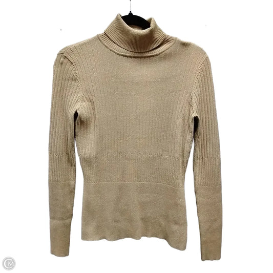 Top Long Sleeve By Worthington In Gold, Size: M