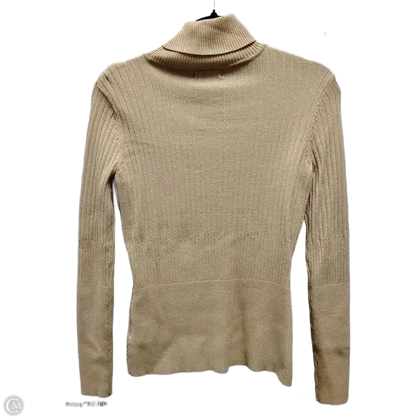 Top Long Sleeve By Worthington In Gold, Size: M