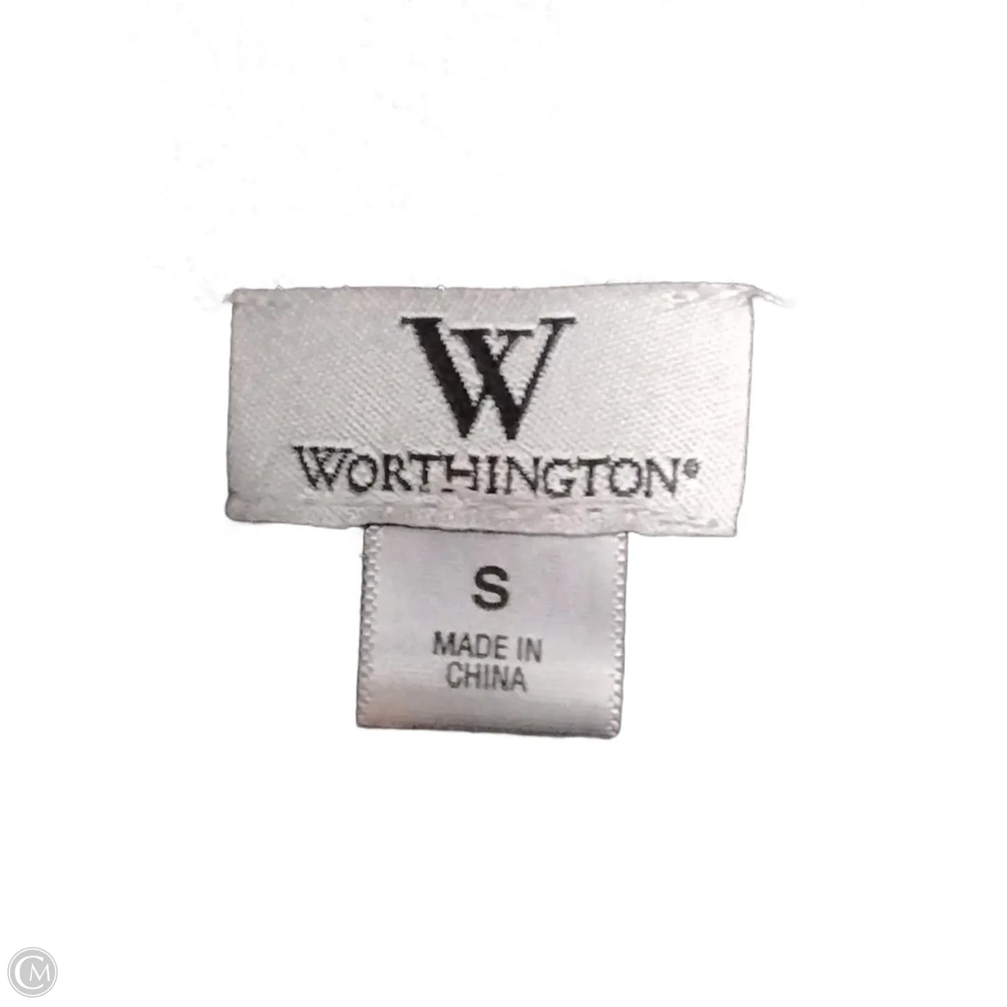 Top Long Sleeve By Worthington In Black, Size: S