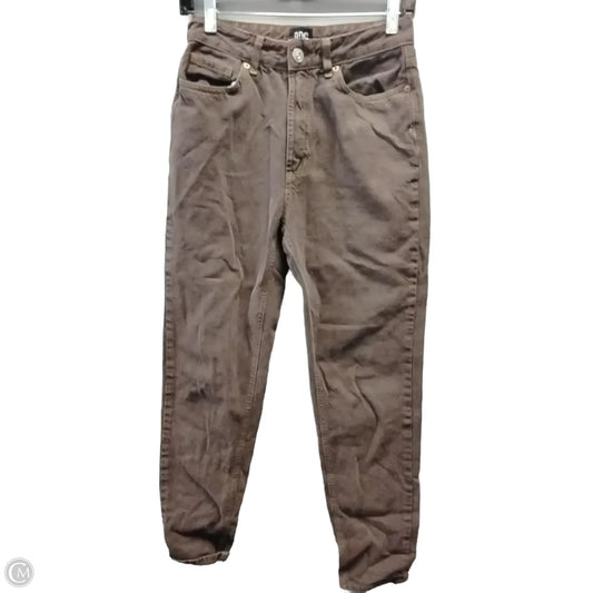 Jeans Skinny By Bdg In Brown, Size: 24