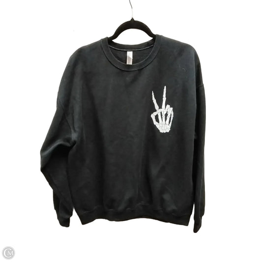 Sweatshirt Crewneck By Jerzees In Black, Size: Xl