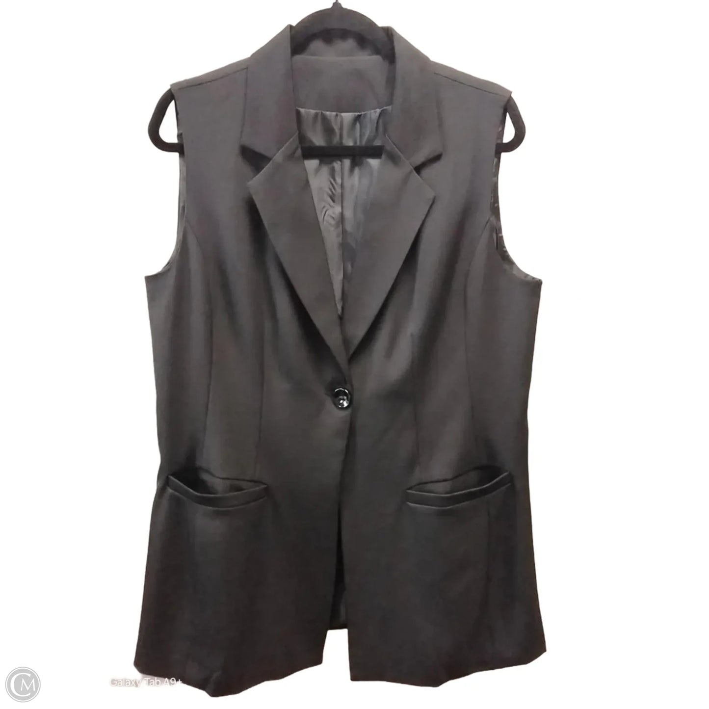 Vest Other By Clothes Mentor In Black, Size: Xl