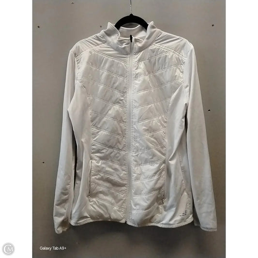 Athletic Jacket By Bcg In White, Size: Xl