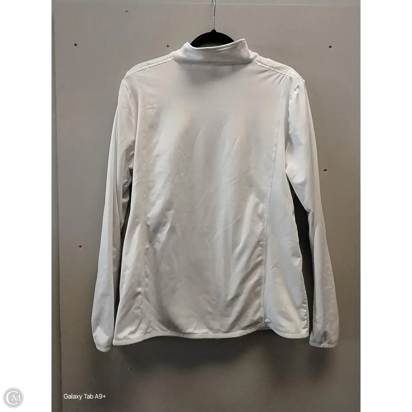 Athletic Jacket By Bcg In White, Size: Xl