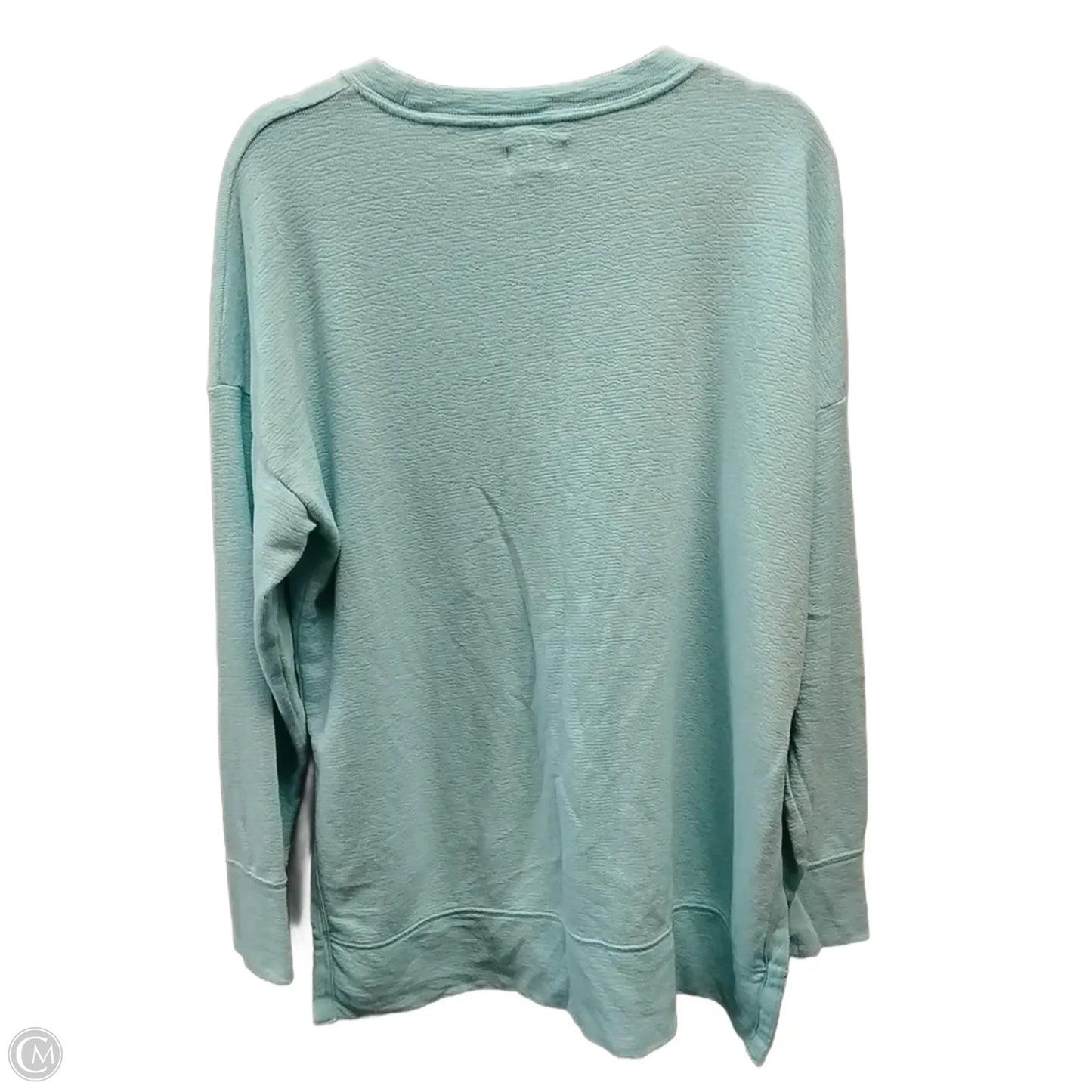 Top Long Sleeve By Aerie In Blue, Size: M