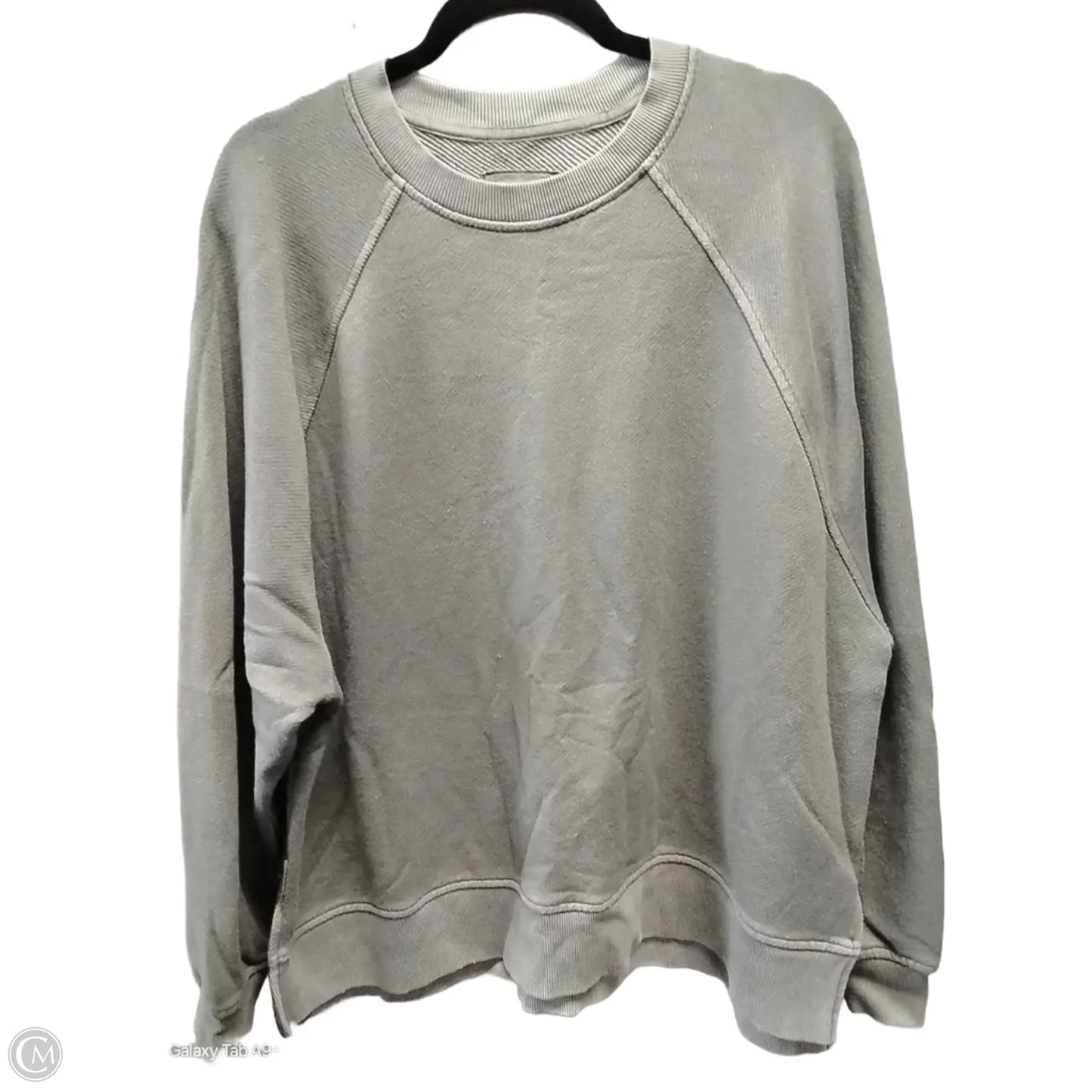 Sweatshirt Crewneck By Aerie In Green, Size: M