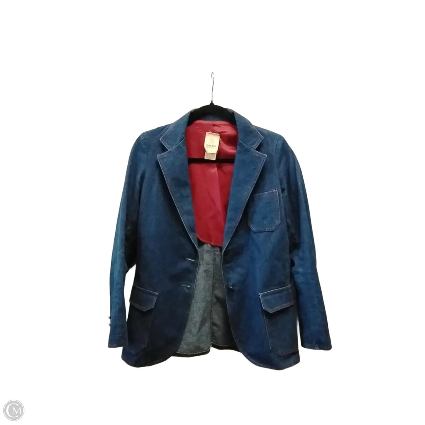Jacket Denim By Tomboy In Blue Denim, Size: 7