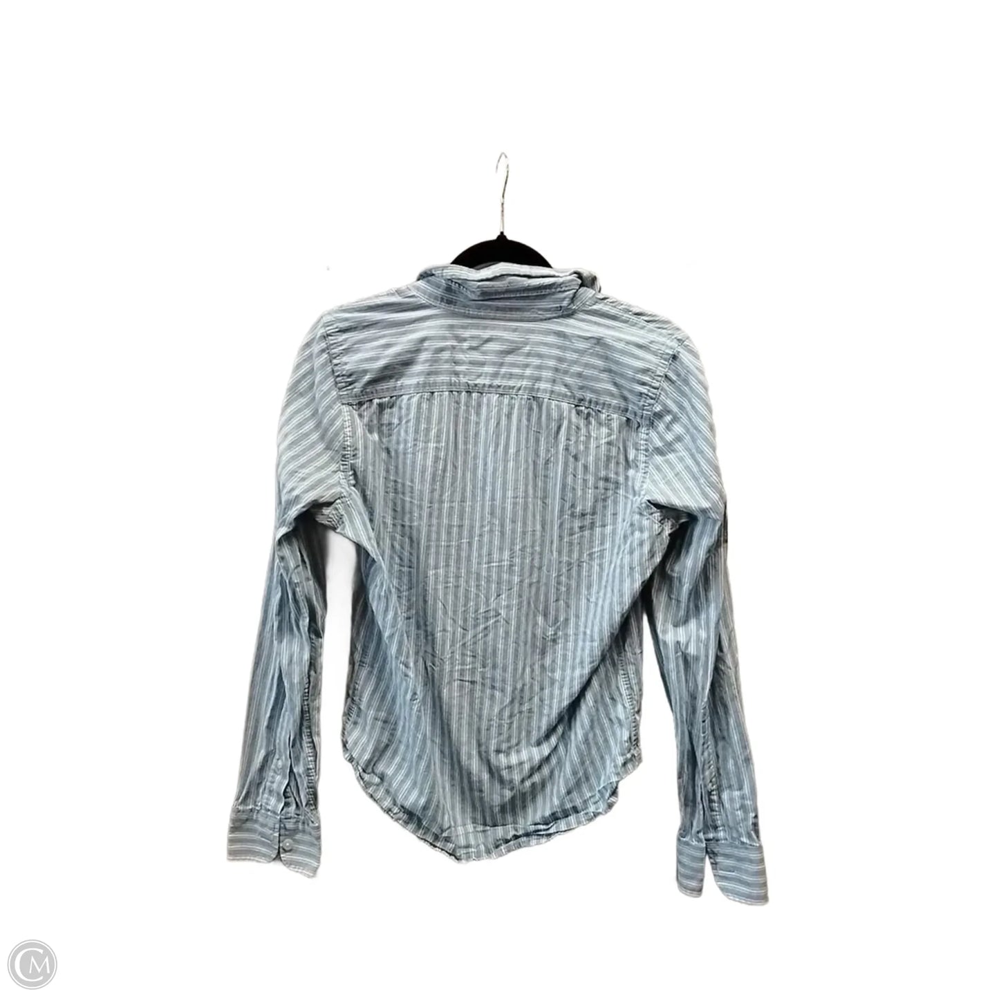 Top Long Sleeve By Hollister In Striped Pattern, Size: S