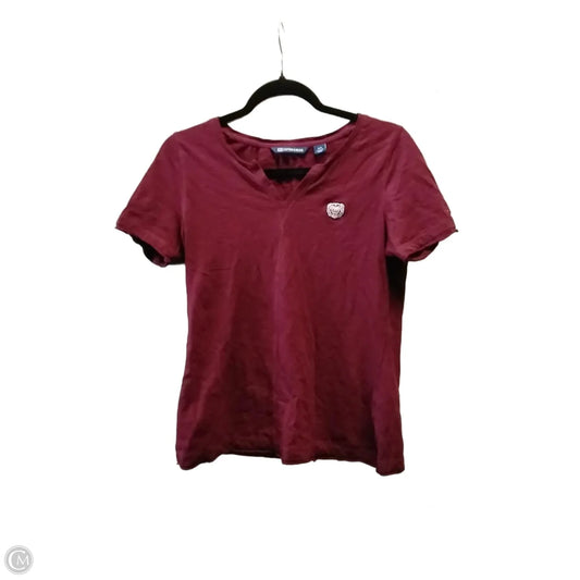 Top Short Sleeve By Cutter And Buck In Red, Size: Sp