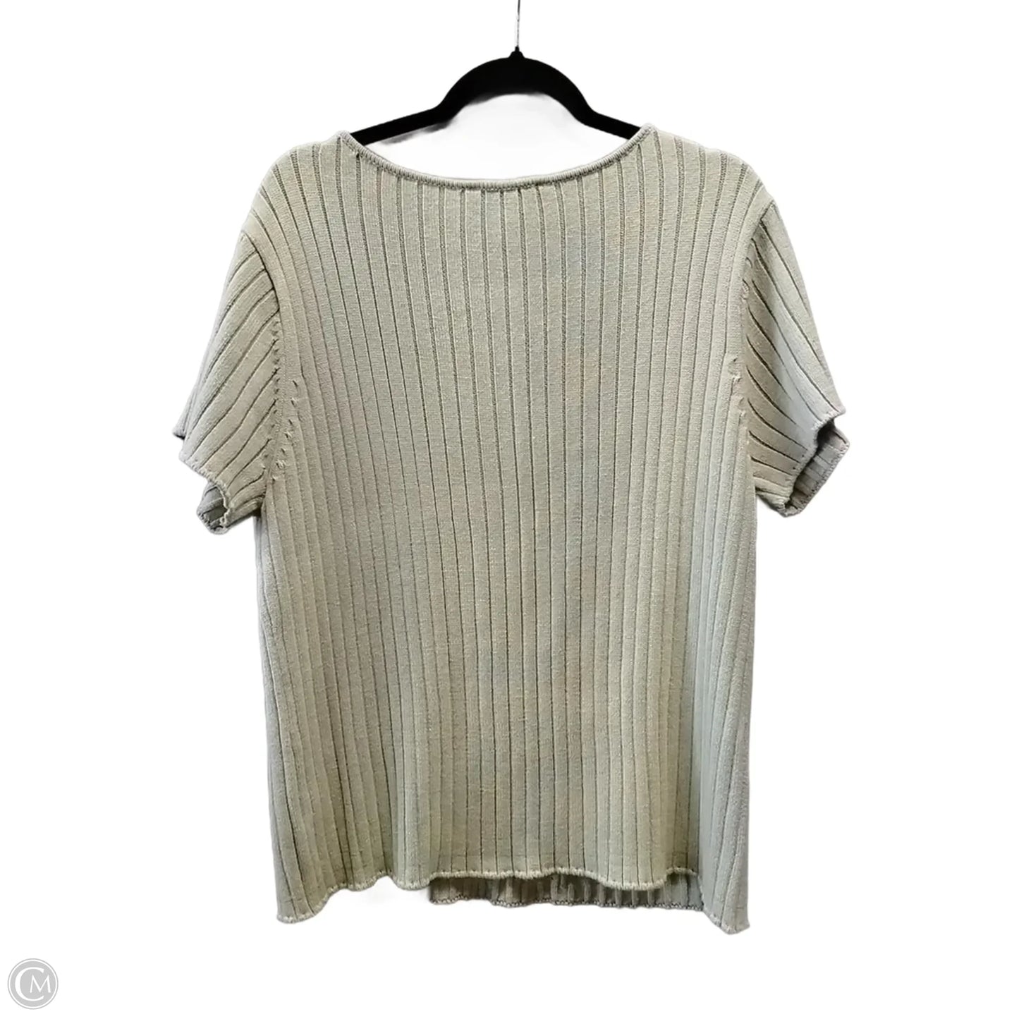 Sweater Short Sleeve By Norton Mcnaughton In Green, Size: Xl