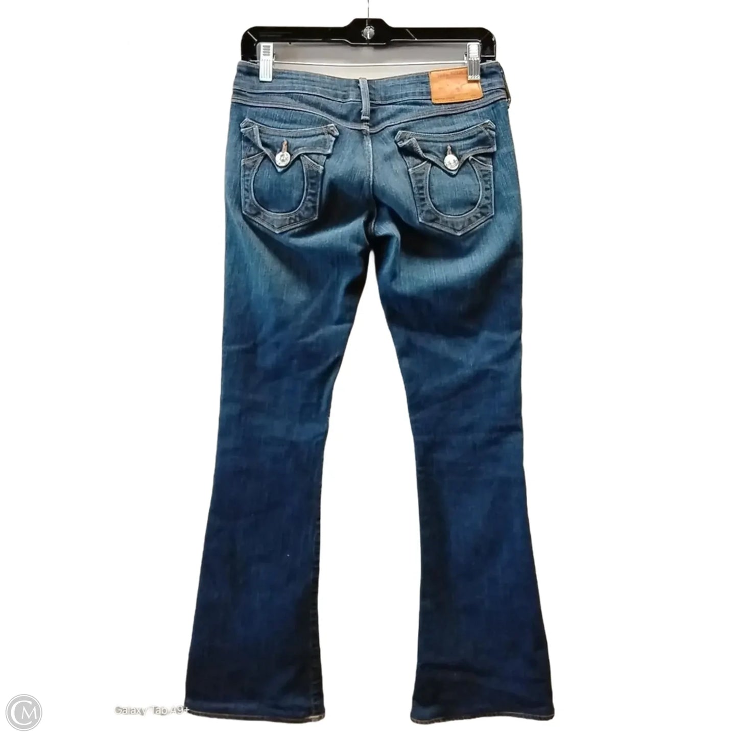 Jeans Flared By True Religion In Blue Denim, Size: 26