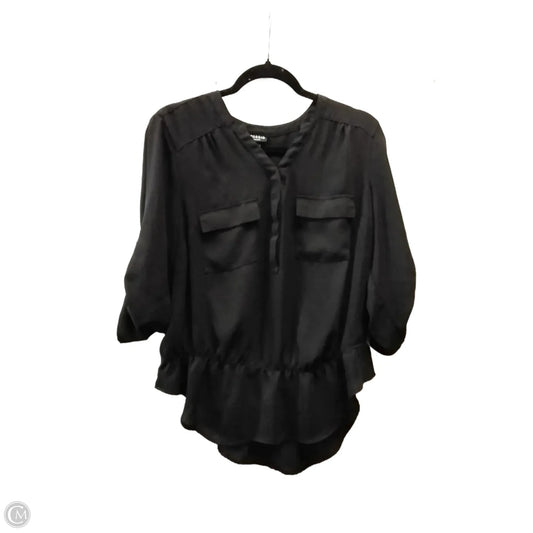 Top Long Sleeve By Torrid In Black, Size: 0p