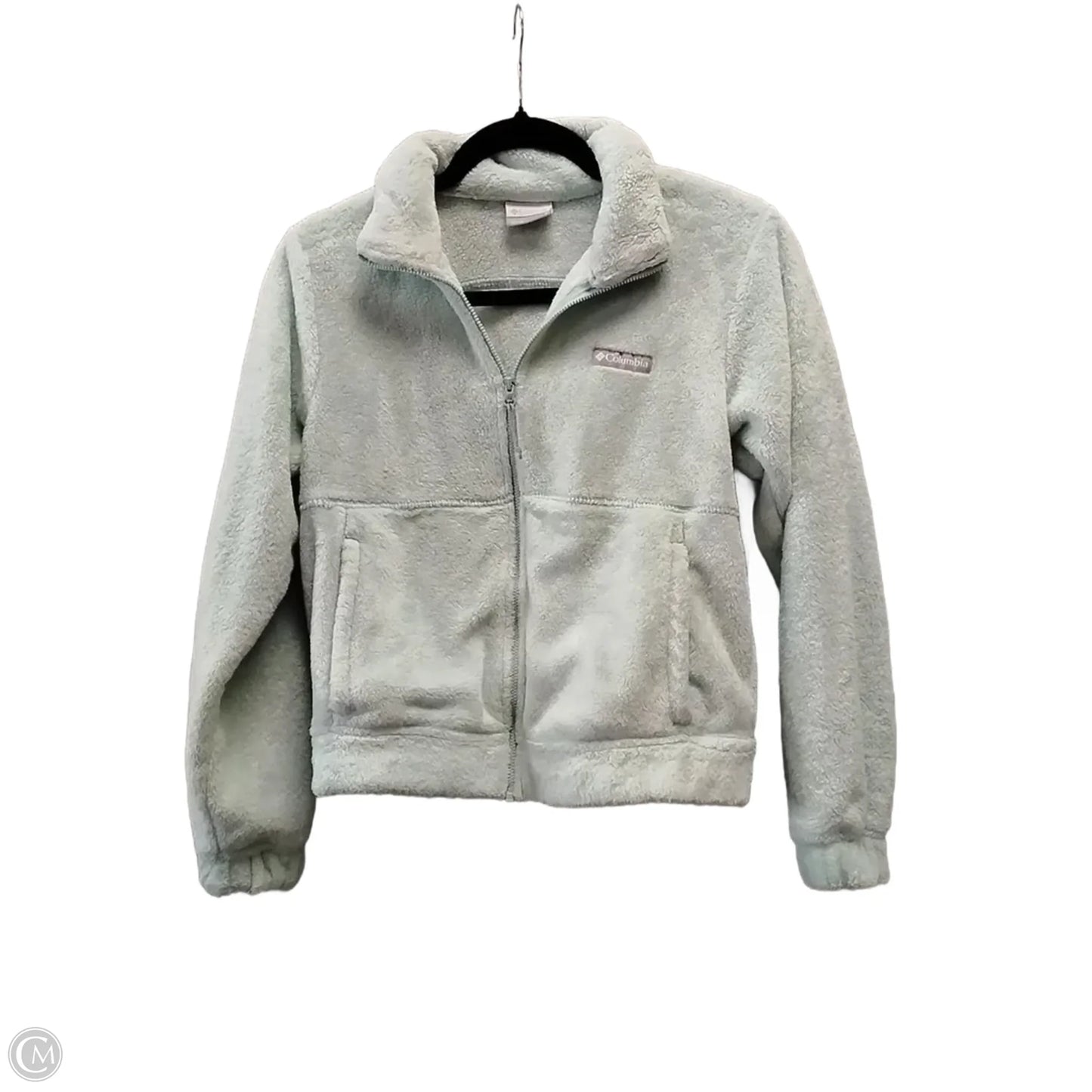 Jacket Faux Fur & Sherpa By Columbia In Blue, Size: S