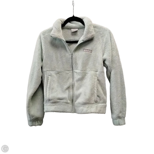 Jacket Faux Fur & Sherpa By Columbia In Blue, Size: S