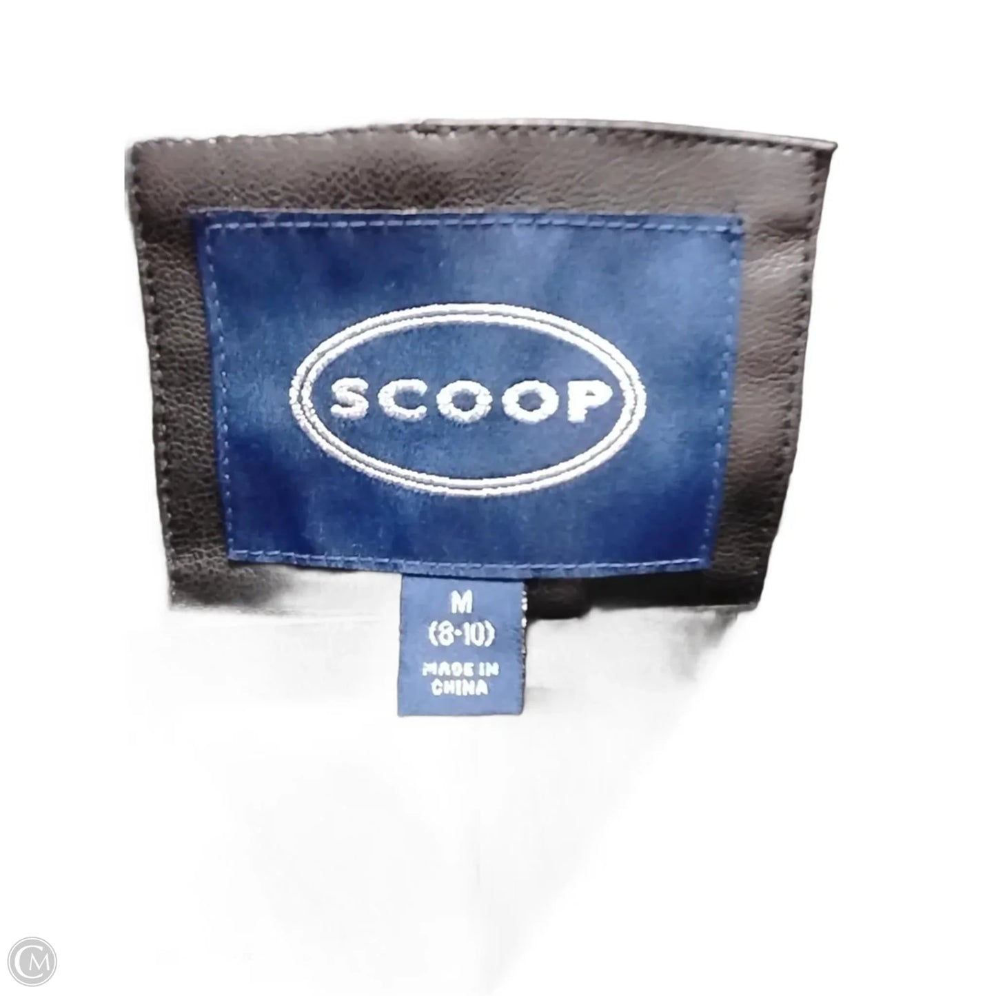 Jacket Moto By Scoop In Black, Size: M