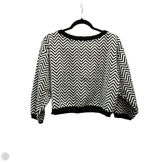 Sweater By Clothes Mentor In Geometric Pattern, Size: M