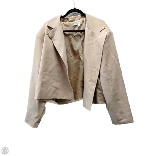 Blazer By And Now This In Tan, Size: 3x
