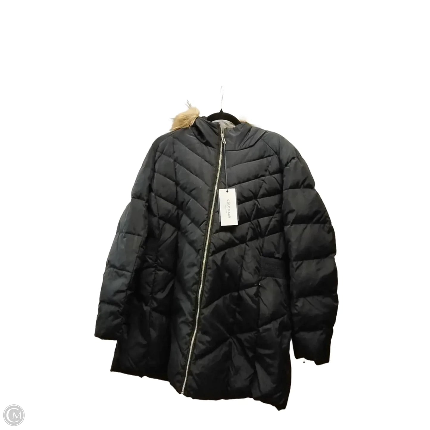 Jacket Puffer & Quilted By Cole-haan In Black, Size: Xxl