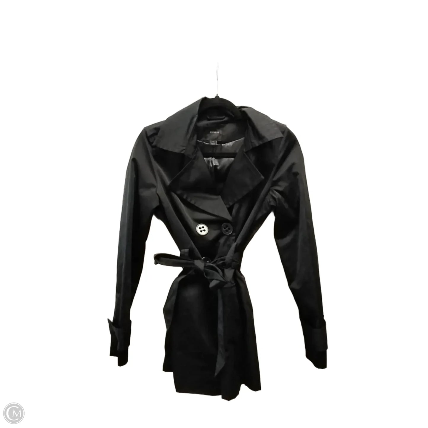Jacket Utility By Express In Black, Size: S