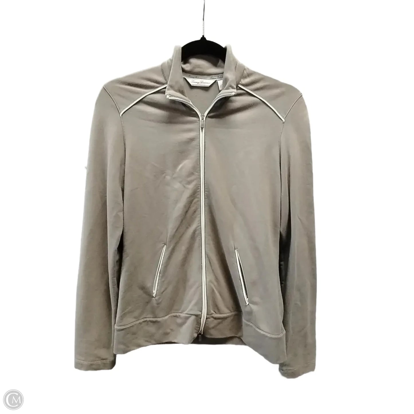 Jacket Shirt By Tommy Bahama In Tan, Size: S