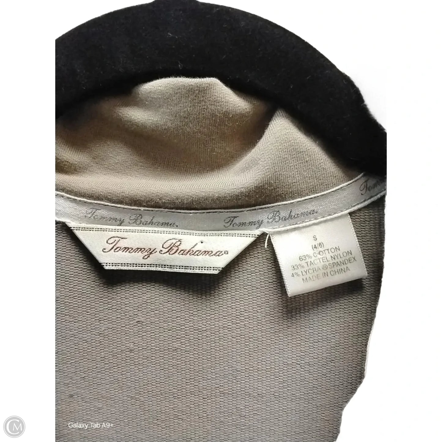 Jacket Shirt By Tommy Bahama In Tan, Size: S